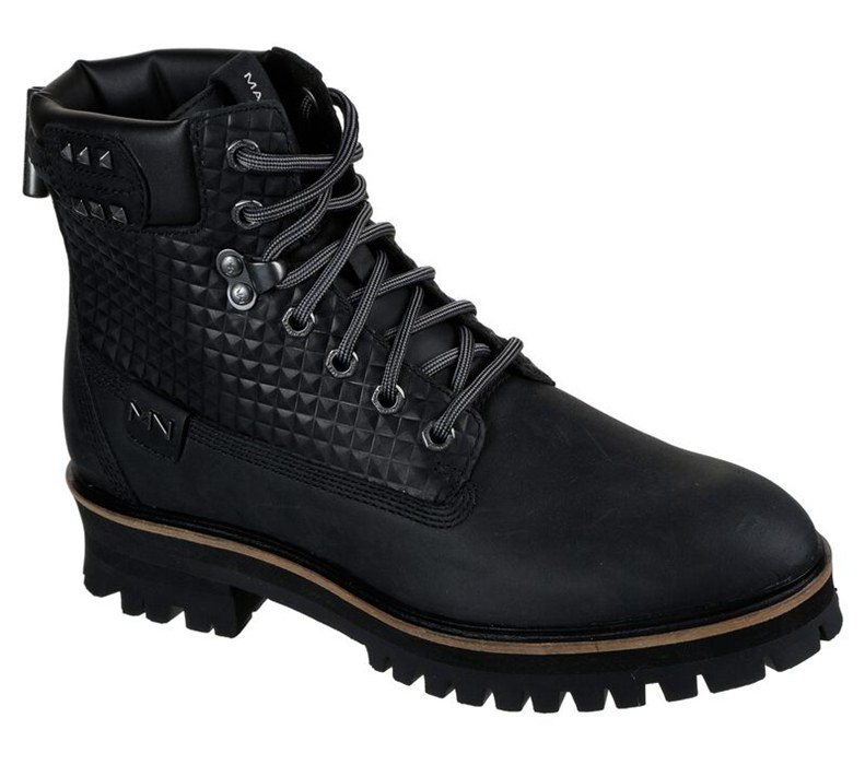 Skechers Lumber Jill - Mulberry - Womens Boots Black [AU-MU1975]